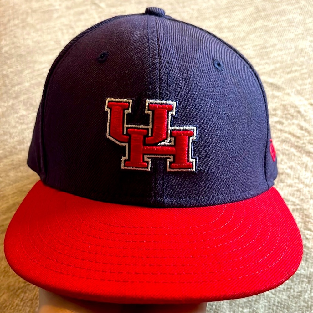 Men's New Era Red & Blue Houston Cougars 59FIFTY Fitted Hat